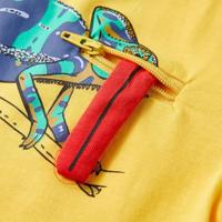 Kindershirt met korte mouwen 92 lichtokerkleurig - thumbnail