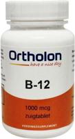 Ortholon Vitamine B12 1000mcg sublingual 60 Tabletten - thumbnail