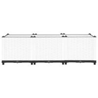 Plantenbak verhoogd 120x40x38 cm polypropeen - thumbnail