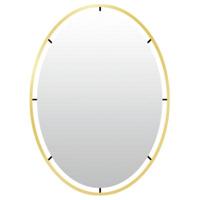 Len-Fra wandspiegel salem goudkleurig 80 cm | 2 stuks - thumbnail