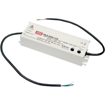 MEAN WELL HLG-80H-36B LED-driver, LED-transformator Constante spanning, Constante stroomsterkte 82.8 W 2.3 A 21.6 - 36 V/DC Dimbaar, Overbelastingsbescherming,