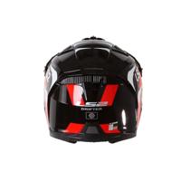 LS2 modulaire helm "of606 drifter triality" helmet of606 drifter triality xs black/red - thumbnail