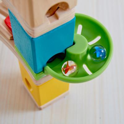 Quadrilla houten knikkerbaan - cliffhanger