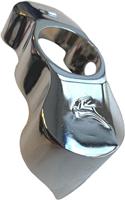 Gazelle kroonkap met bok - chroom - thumbnail