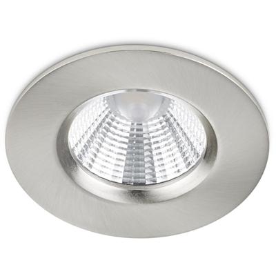 LED Inbouwspot 5W - IP65 Waterdicht - Dimbaar - Warm Wit 3000K - Mat Nikkel