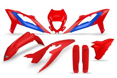 UFO PLAST kappenset trim kit ufo beta red/ blue