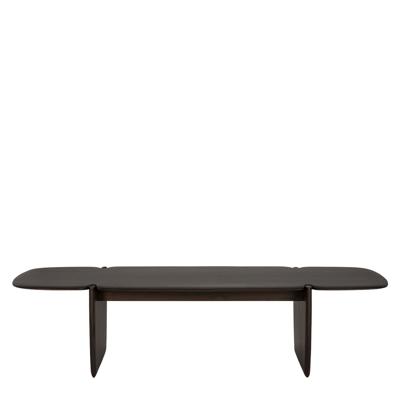 Ethnicraft Salontafel 'PI' Gevernist Mahoniehout, 155 x 58cm, kleur Donkerbruin