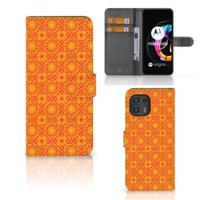 Motorola Edge 20 Lite | Telefoon Hoesje | Batik Oranje - thumbnail