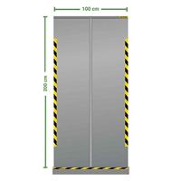 Hygiënescherm Djois oprolbaar 2x1m transparant - thumbnail