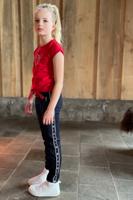TOPitm Meisjes trainingsbroek - Anouk - Donker blauw - thumbnail