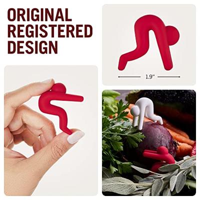 Monkey Business Lid Sid - set van 2 stuks rood + wit Monkey Business Lid Sid - set van 2 stuks rood + wit