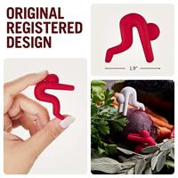 Monkey Business Lid Sid - set van 2 stuks rood + wit - thumbnail