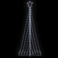 LED-kerstboom 447 LEDs koud wit 249 cm - thumbnail