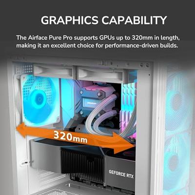 COUGAR Gaming Airface Pure Pro Midi Tower Zwart