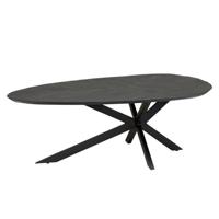 Tower Living Organische Salontafel 'Pianella' Mangohout, 130 x 80cm, kleur Zwart - thumbnail