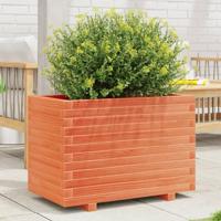 VidaXL Plantenbak 70x40x49,5 cm massief grenenhout wasbruin - thumbnail