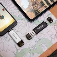 Transcend ESD310S 512 GB Externe SSD harde schijf USB-A 3.2 Gen 2, USB-C Zilver TS512GESD310S - thumbnail