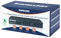 Intellinet 561174 netwerk-switch Gigabit Ethernet (10/100/1000) Zwart Power over Ethernet (PoE) - thumbnail