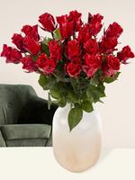 Rood geluksboeket - 7 rozen - EverRed - thumbnail