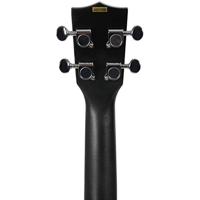 Kala Jazz Tenor Ukulele Metallic Black met soft-case - thumbnail