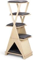 Hout krabmeubel mirza l60b40h135cm Beeztees - Designed by lotte - thumbnail