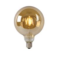 Lucide G125 - Filament lamp - Ø 12,5 cm - LED Dimb. - E27 - 1x8W 2700K - Amber - thumbnail