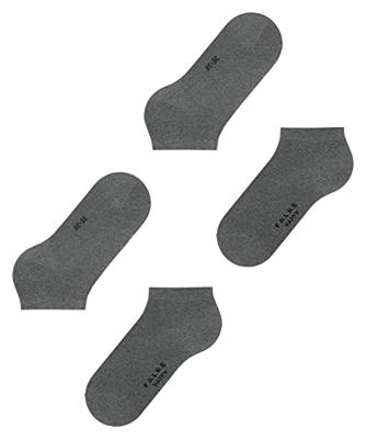 FALKE 2-paar Happy dames sneakersokken - Katoenen enkelsokken