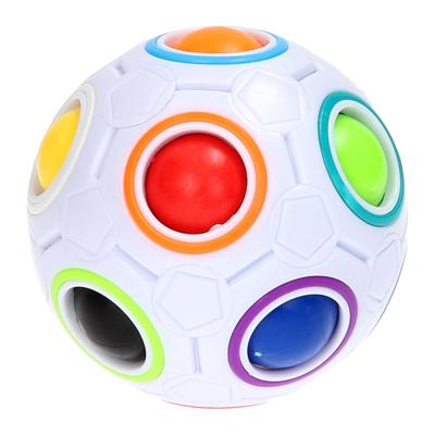 Toys Amsterdam behendigheidsspel Magic Ball junior 6,5 cm wit
