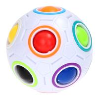 Toys Amsterdam behendigheidsspel Magic Ball junior 6,5 cm wit - thumbnail