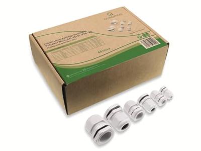 Quadrios 2102CA113 Wartel assortiment PA66 Wit 60 stuk(s)