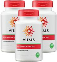Vitals Magnesiumcitraat 100 mg 100 Capsules - thumbnail