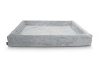 Bia bed rib hoes hondenmand grijs - thumbnail