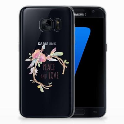 Samsung Galaxy S7 Telefoonhoesje met Naam Boho Text Samsung Galaxy S7 Telefoonhoesje met Naam Boho Text