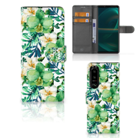 Sony Xperia 5III Hoesje Orchidee Groen - thumbnail