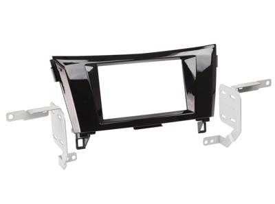 2-DIN Paneel Nissan Qashqai/ X-trail 2014-2018 Kleur: Zwart 2-DIN Paneel Nissan Qashqai/ X-trail 2014-2018 Kleur: Zwart