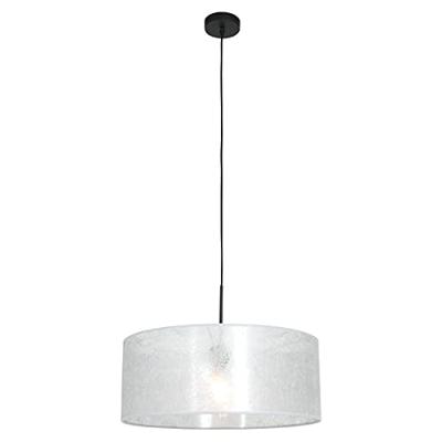 Steinhauer HanglampSparkled 50cm met zilvergrijze kap - 8153ZW