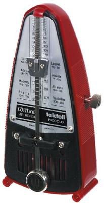 Wittner 834 Taktell Piccolo metronoom robijnrood
