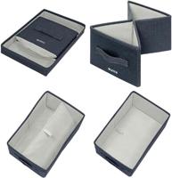 Opbergdoos Leitz gestoffeerd met deksel 190x160x285mm grijs 2 st | 8 stuks - thumbnail