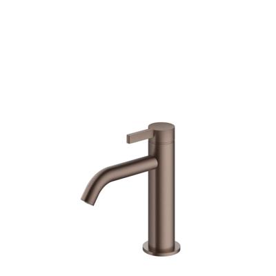 Hotbath Wastafelmengkraan Ace 1-Hendel Gebogen 15.5 cm Geborsteld Koper PVD Hotbath Wastafelmengkraan Ace 1-Hendel Gebogen 15.5 cm Geborsteld Koper PVD