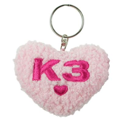 Studio 100 K3 sleutelhanger pluche hart