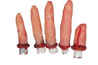 Bloederige Nep Vingers Halloween (5st) - thumbnail