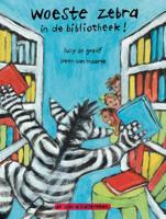 Woeste zebra in de bibliotheek - Ireen van Maarle - ebook - thumbnail