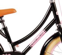 Volare excellent kinderfiets - meisjes - 16 inch - zwart - 95% afgemonteerd - thumbnail