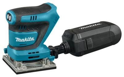 Makita DBO484Z DBO484Z Accu-vlakschuurmachine Zonder accu 18 V 102 x 112 mm Aantal meegeleverde accus: 0
