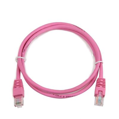 UTP Cat5E patchkabel roze 0.5 meter