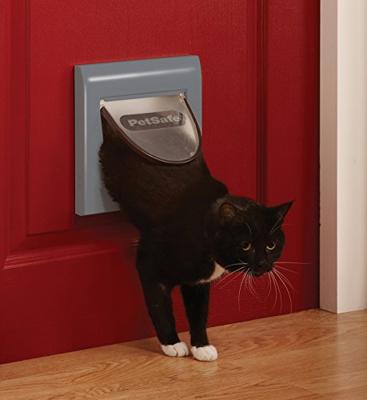Staywell 915 Manual 4 way locking catflap kattenluik - Grijs Grijs