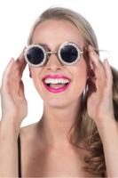 Bril rond met steentjes - thumbnail