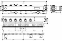 Hansgrohe RainSelect inbouwdeel voor 4 functies - thumbnail