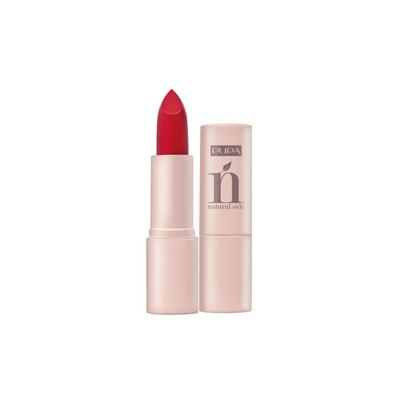 PUPA Natural Side Pure Radiant Colour Lipstick Fire Red 4gr