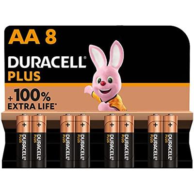 Duracell Plus Alkaline AA-batterijen - thumbnail